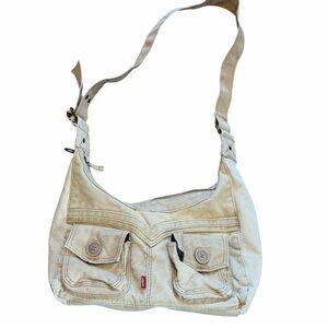 Vintage Levis Shoulder Bag with Button Pockets